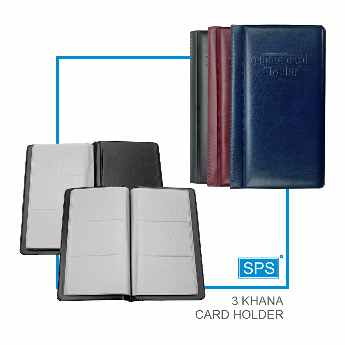 3 KHANA PVC CARD HOLDER 